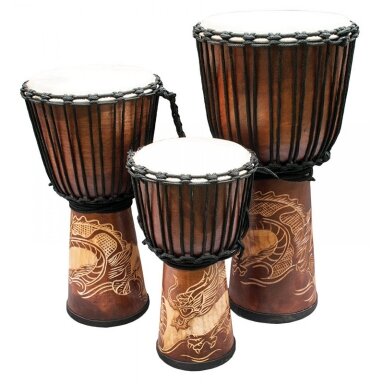 TERRE 38241094 40CM DRAGON DJEMBE