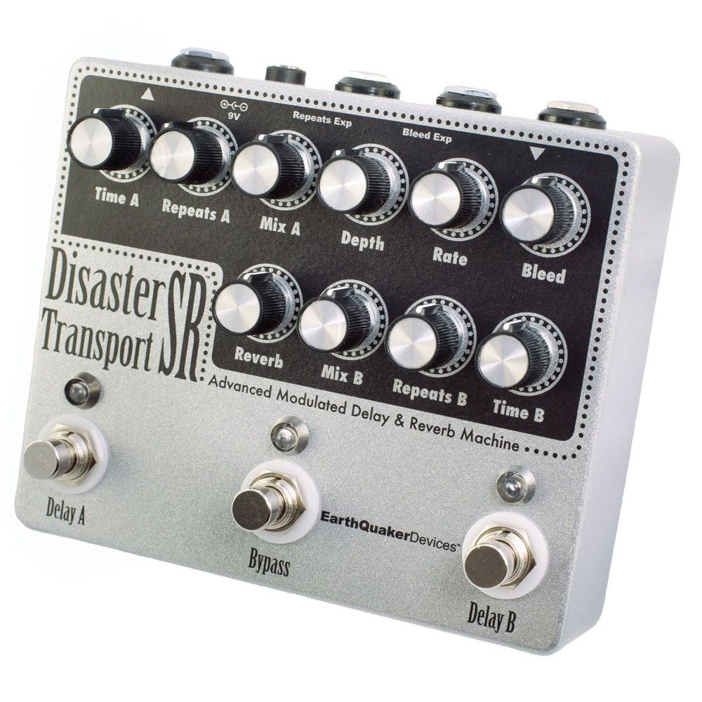 EarthQuaker Devices Disaster Transport SR Advanced Modulated Delay & Reverb Machine 1 EarthQuaker Devices Disaster Transport SR Advanced Modulated Delay & Reverb Machine 1