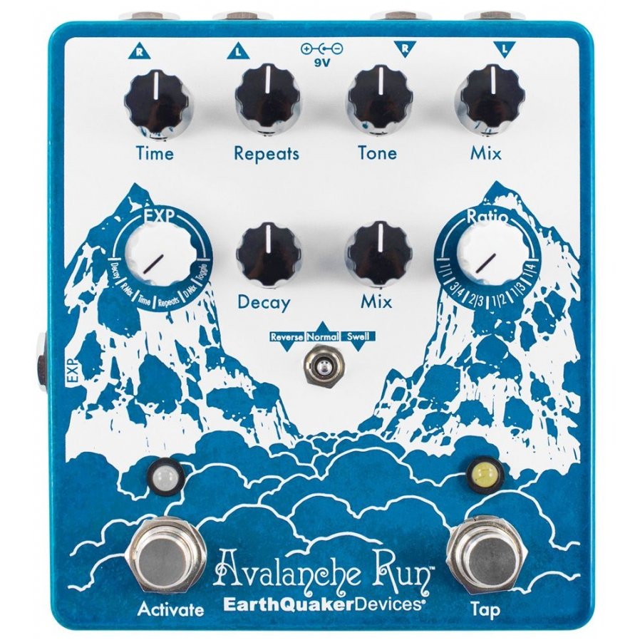 EarthQuaker Devices Avalanche Run v2 Stereo Reverb &amp; Delay