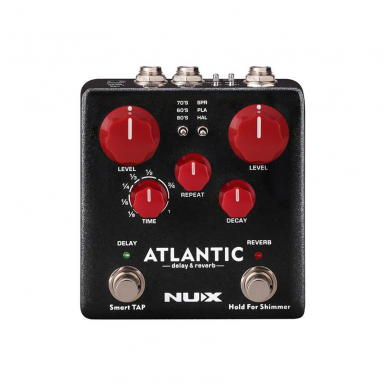 Effect pedal NUX NDR-5 Verdugo Series digital delay+reverb with effect loop ATLANTIC