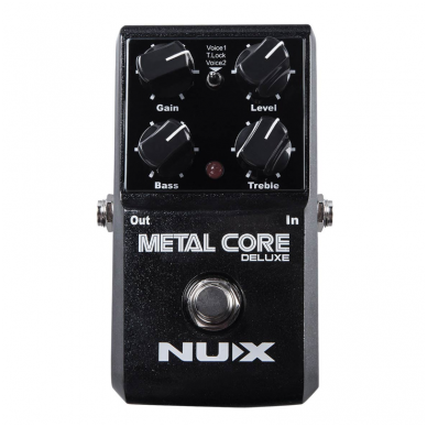 Efektų pedalas NUX METCDLX Core Series distortion pedal METAL CORE DELUXE Efektų pedalas NUX METCDLX Core Series distortion pedal METAL CORE DELUXE