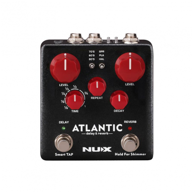 Efektų pedalas NUX NDR-5 Verdugo Series digital delay+reverb with effect loop ATLANTIC