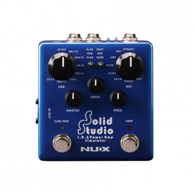 Efektų pedalas NUX NSS-5 Verdugo Series amp+cabinet+mic simulator SOLID STUDIO Efektų pedalas NUX NSS-5 Verdugo Series amp+cabinet+mic simulator SOLID STUDIO