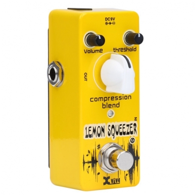 Efektų Pedalas Xvive V-9 Lemon Squeezer Compressor 1