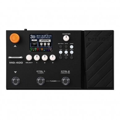 EFEKTŲ PROCESOSIUS GITARAI / BOSINEI GITARAI NUX MG-400 SU USB ĮRAŠYMO SĄSAJA