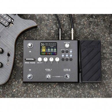 NUX MG-400 MULTI-EFFECTS GUITAR / BASS WITH USB RECORDING INTERFACE 9