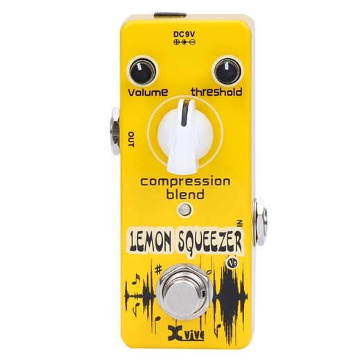 Effect Pedal Xvive V-9 Lemon Squeezer Compressor Effect Pedal Xvive V-9 Lemon Squeezer Compressor