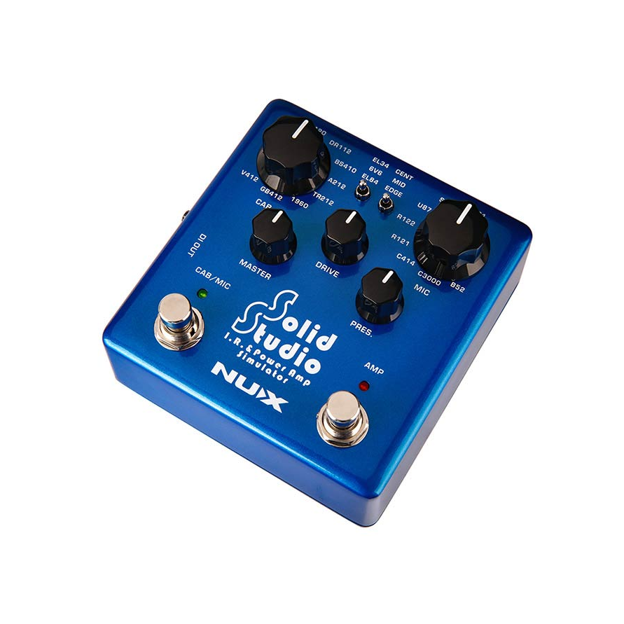 Efektų pedalas NUX NSS-5 Verdugo Series amp+cabinet+mic simulator SOLID STUDIO 1 Efektų pedalas NUX NSS-5 Verdugo Series amp+cabinet+mic simulator SOLID STUDIO 1