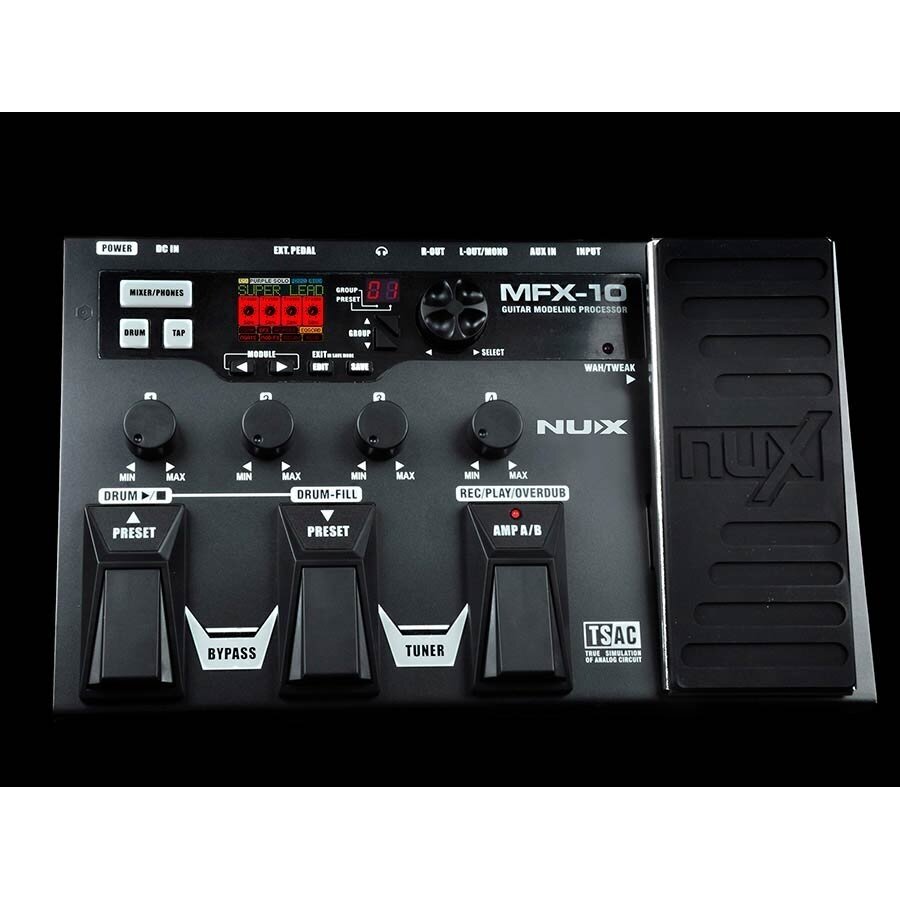 EFEKTŲ PROCESORIUS ELEKTRINEI GITARAI NUX MFX-10 EFEKTŲ PROCESORIUS ELEKTRINEI GITARAI NUX MFX-10