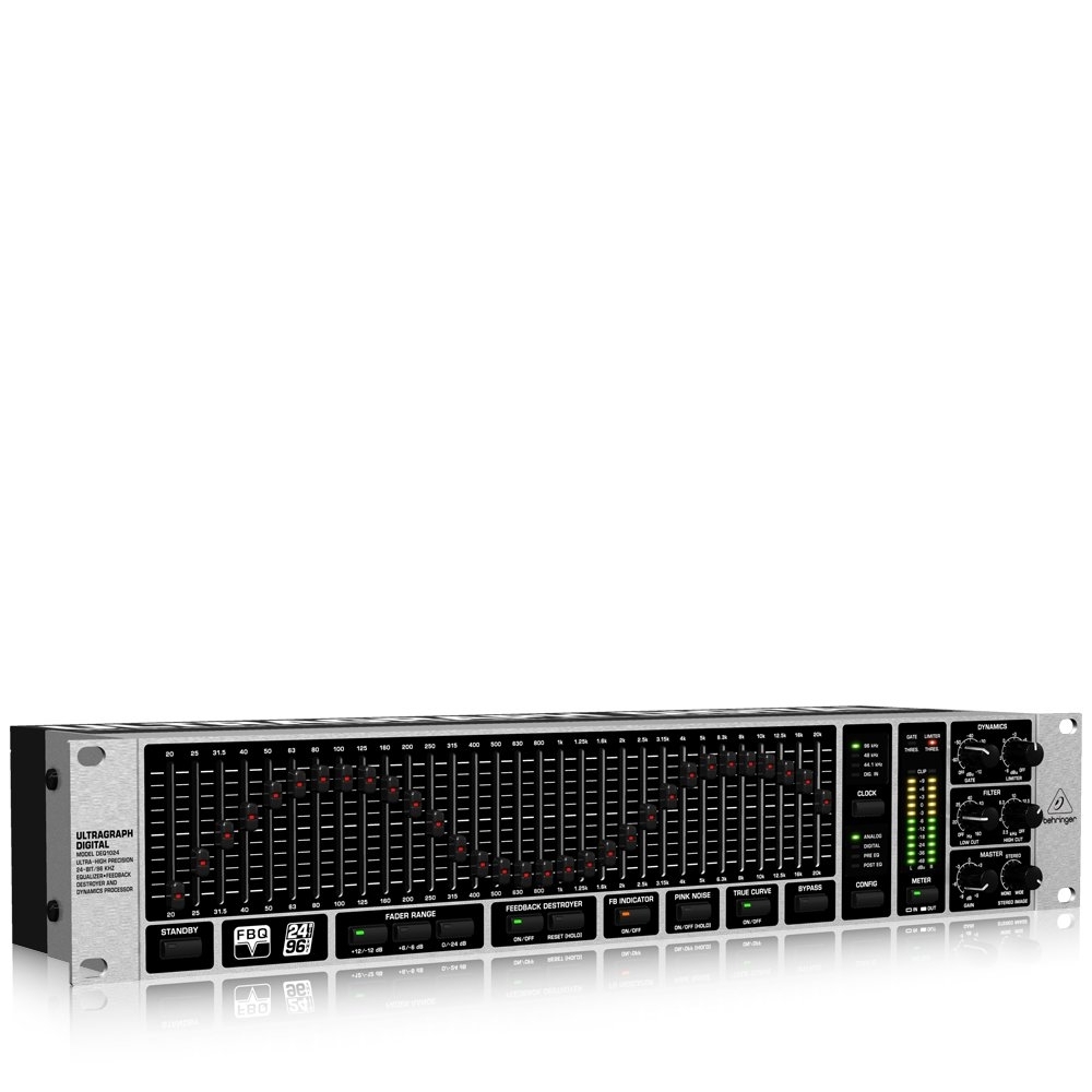 Ultragraph Digital Equalizer, Feedback Destroyer and Dynamics Processor - Behringer DEQ-1024 2 Ultragraph Digital Equalizer, Feedback Destroyer and Dynamics Processor - Behringer DEQ-1024 2