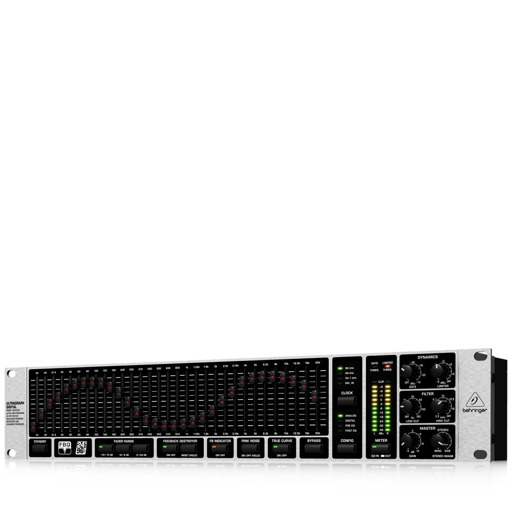 Ultragraph Digital Equalizer, Feedback Destroyer and Dynamics Processor - Behringer DEQ-1024 4