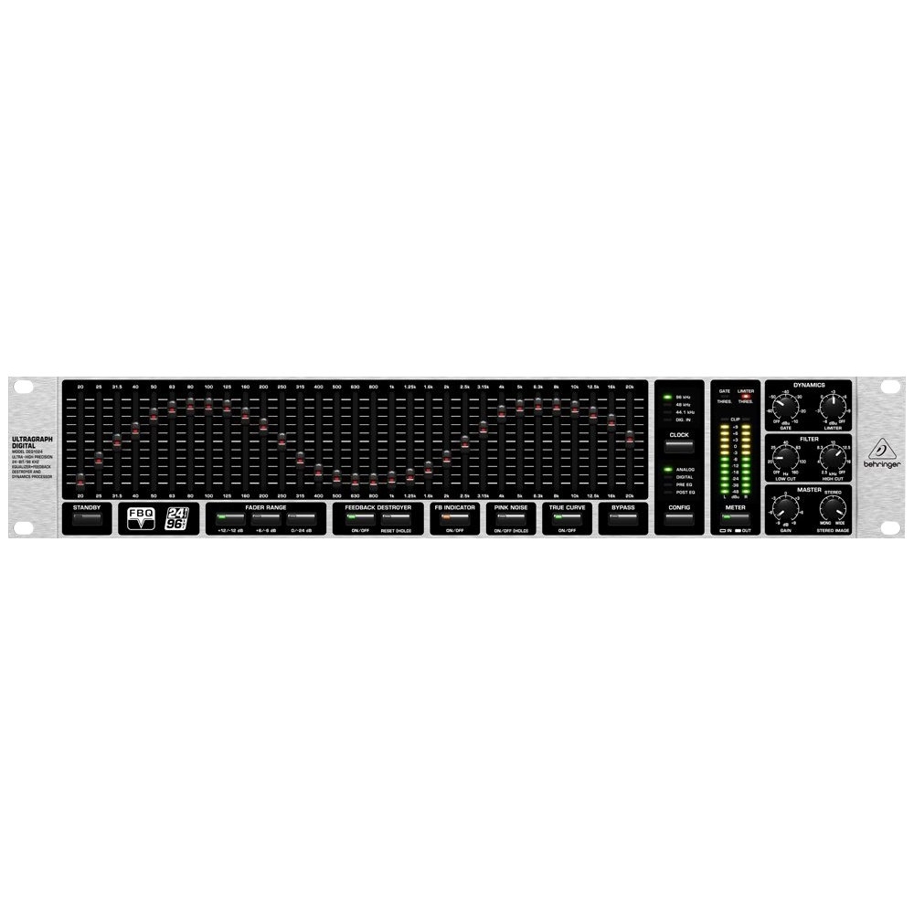 Ultragraph Digital Equalizer, Feedback Destroyer and Dynamics Processor - Behringer DEQ-1024