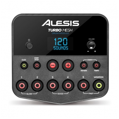ELEKTRINIAI BŪGNAI ALESIS TURBO MESH KIT 1 ELEKTRINIAI BŪGNAI ALESIS TURBO MESH KIT 1