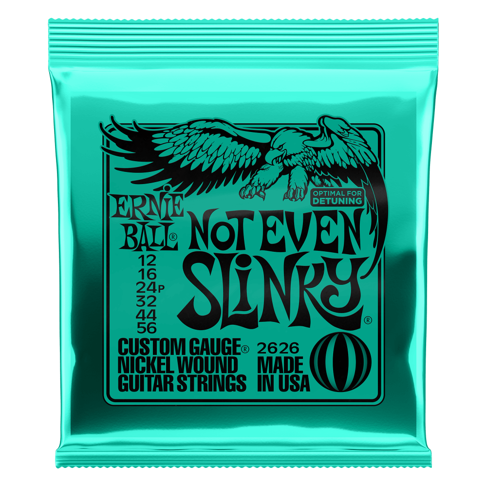 Ernie Ball 2626 Not Even Slinky Nickel Wound Electric Guitar Strings .012-.056 Ernie Ball 2626 Not Even Slinky Nickel Wound Electric Guitar Strings .012-.056