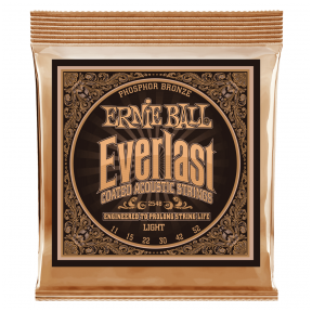 Ernie Ball 2548 Everlast Coated Phosphor Bronze Acoustic Guitar Strings .011-.052