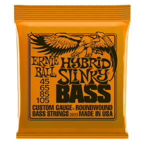 Ernie Ball 2833 Hybrid Slinky Nickel Wound Bass Strings .045 - .105 Medium