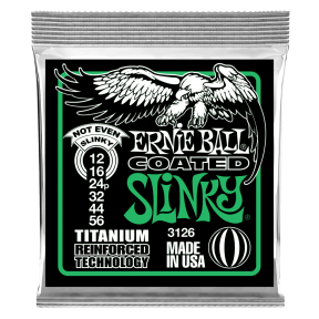 Ernie Ball 3126 Not Even Slinky RPS Coated Titanium Electric Strings .012 - .056