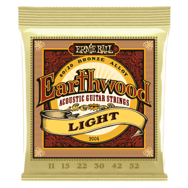 Ernie Ball 2004 Earthwood 80/20 Bronze Acoustic Strings .011 - .052 Light