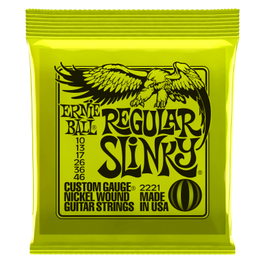 Ernie Ball 2221 Regular Slinky Nickel Wound Electric Strings .010 - .046