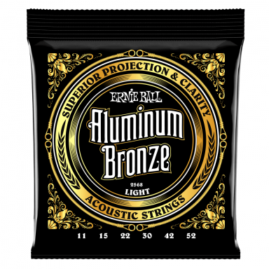 Ernie Ball 2568 Aluminum Bronze Acoustic Strings .011 - .052