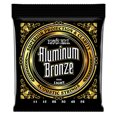 Ernie Ball 2568 Aluminum Bronze Acoustic Strings .011 - .052 Ernie Ball 2568 Aluminum Bronze Acoustic Strings .011 - .052
