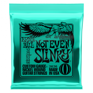 Ernie Ball 2626 Not Even Slinky Nickel Wound Electric Guitar Strings .012-.056 Ernie Ball 2626 Not Even Slinky Nickel Wound Electric Guitar Strings .012-.056