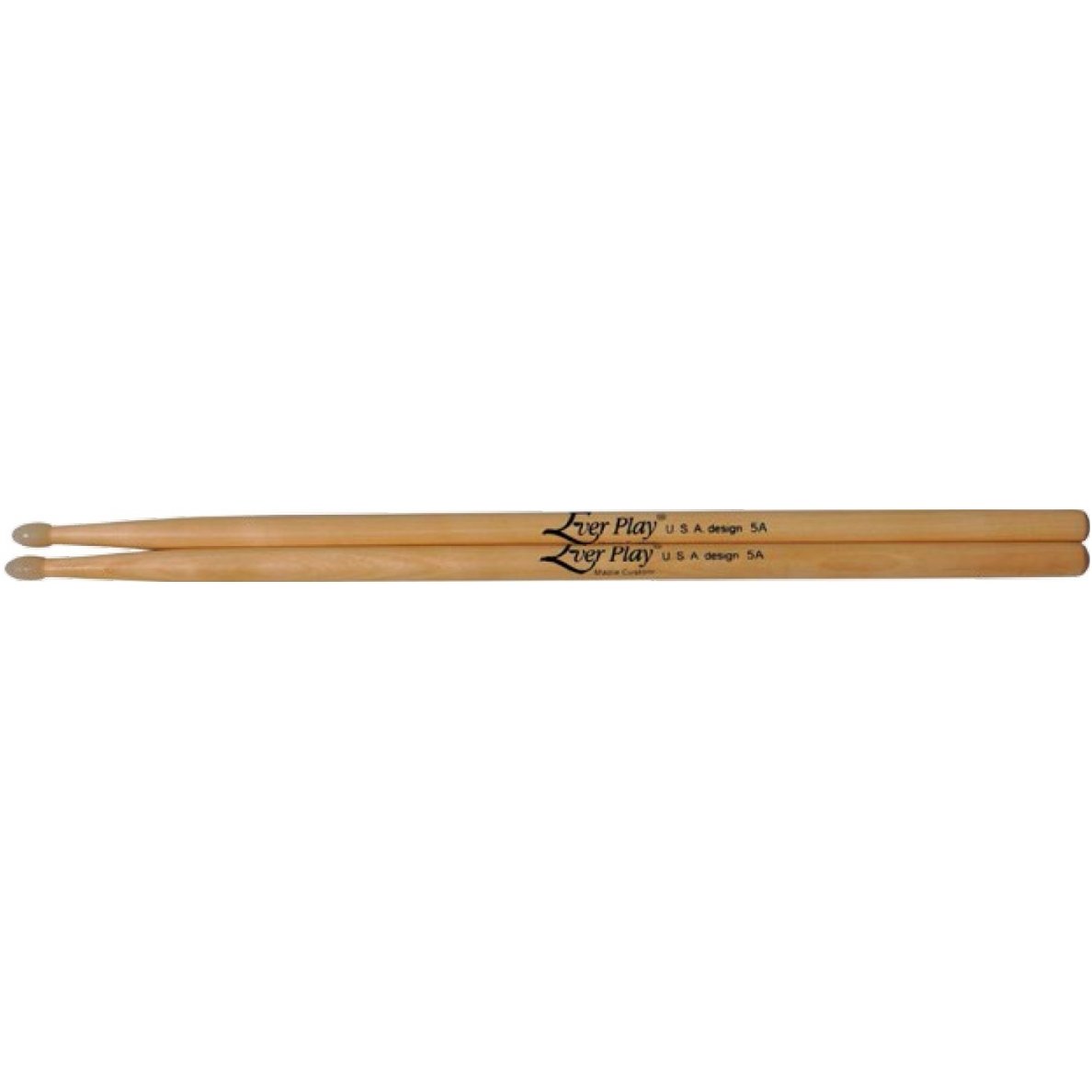 Ever Play Maple Drum Sticks - 5AN - Nylon Tip