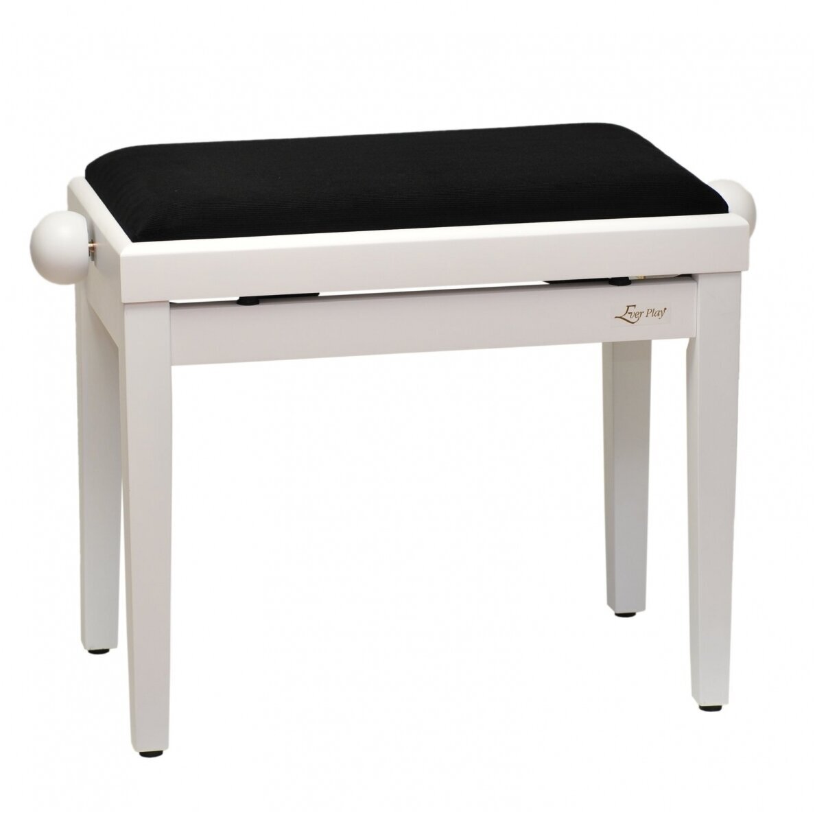 EVER PLAY PB-4A MATT WHITE WHITE TOP PIANO BENCH EVER PLAY PB-4A MATT WHITE WHITE TOP PIANO BENCH