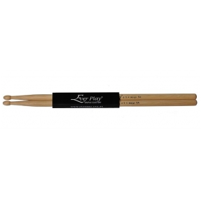 Ever Play Maple Drum Sticks - 5A - Wood Tip