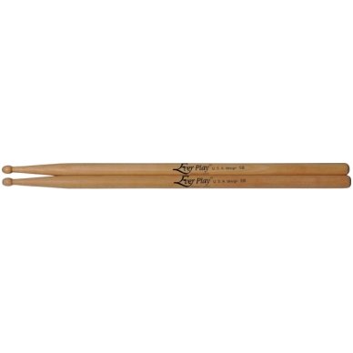 Ever Play Maple Drum Sticks - 5B - Wood Tip