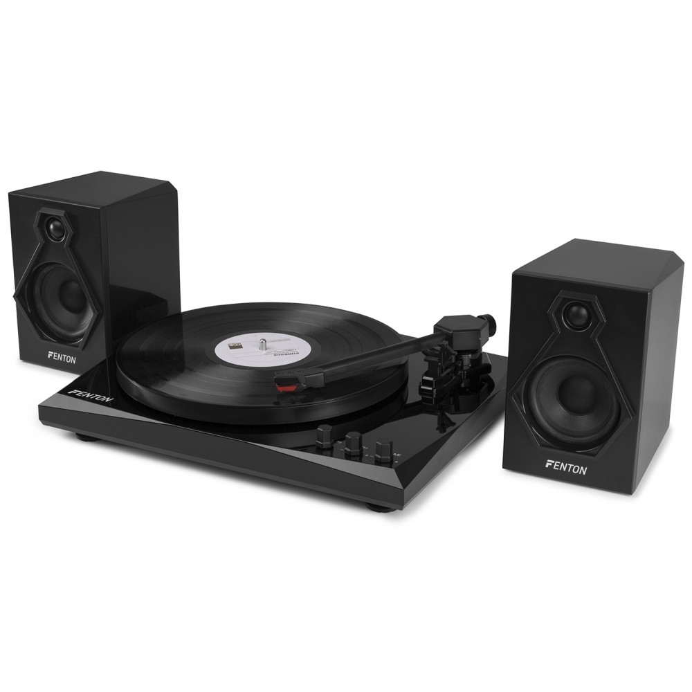 Fenton RP160B Record Player Bluetooth Set Black 102.136 1 Fenton RP160B Record Player Bluetooth Set Black 102.136 1