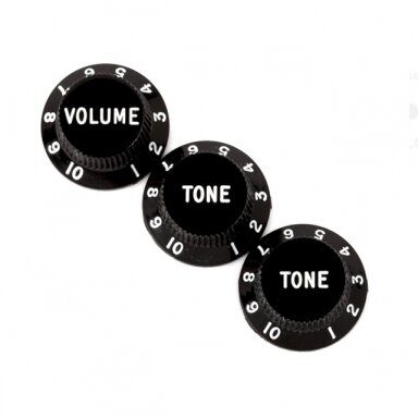 Fender 099-1365-000 Stratocaster® Knobs - Black