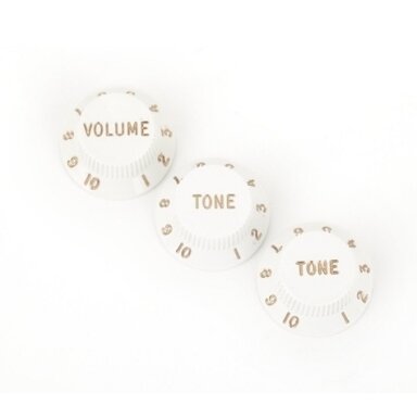 Fender 099-2035-000 Stratocaster® Knobs - White