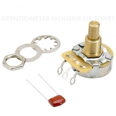 Fender 099-0835-000 500K Solid Shaft Potentiometer (Volume or Tone) Fender 099-0835-000 500K Solid Shaft Potentiometer (Volume or Tone)