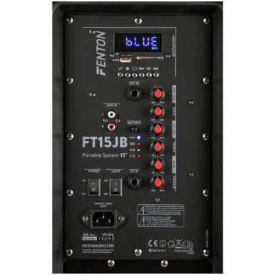 Fenton FT15JB Active Speaker 15" 800W with light show 170.096 4