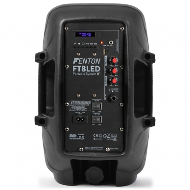 FENTON - FT8LED ACTIVE SPEAKER 8" 300W 170.090 4 FENTON - FT8LED ACTIVE SPEAKER 8" 300W 170.090 4