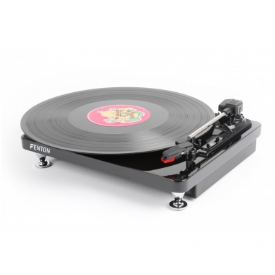Fenton RP120 Record Player Piano finish Black/Chrome 102.109 2 Fenton RP120 Record Player Piano finish Black/Chrome 102.109 2