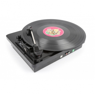 Fenton RP120 Record Player Piano finish Black/Chrome 102.109 1