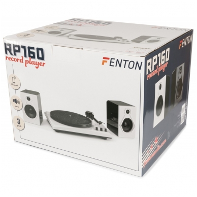 Fenton RP160B Record Player Bluetooth Set Black 102.136 5