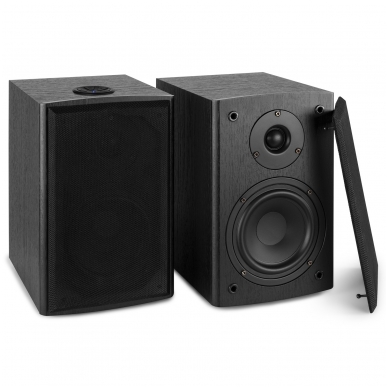 FENTON - SHF505B POWERED BLUETOOTH BOOKSHELF SPEAKERS 100.246 1 FENTON - SHF505B POWERED BLUETOOTH BOOKSHELF SPEAKERS 100.246 1