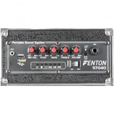 Fenton ST040 Portable Amplifier 40W BT/MP3/USB/SD/VHF 170.053 2