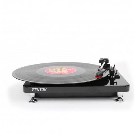 Fenton RP120 Record Player Piano finish Black/Chrome 102.109