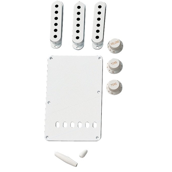 Fender 099-1362-000 Vintage-Style Stratocaster Accessory Kit - White Fender 099-1362-000 Vintage-Style Stratocaster Accessory Kit - White