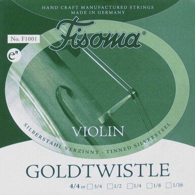 Fisoma F-1001 Goldtwistle violin string E-1 4/4