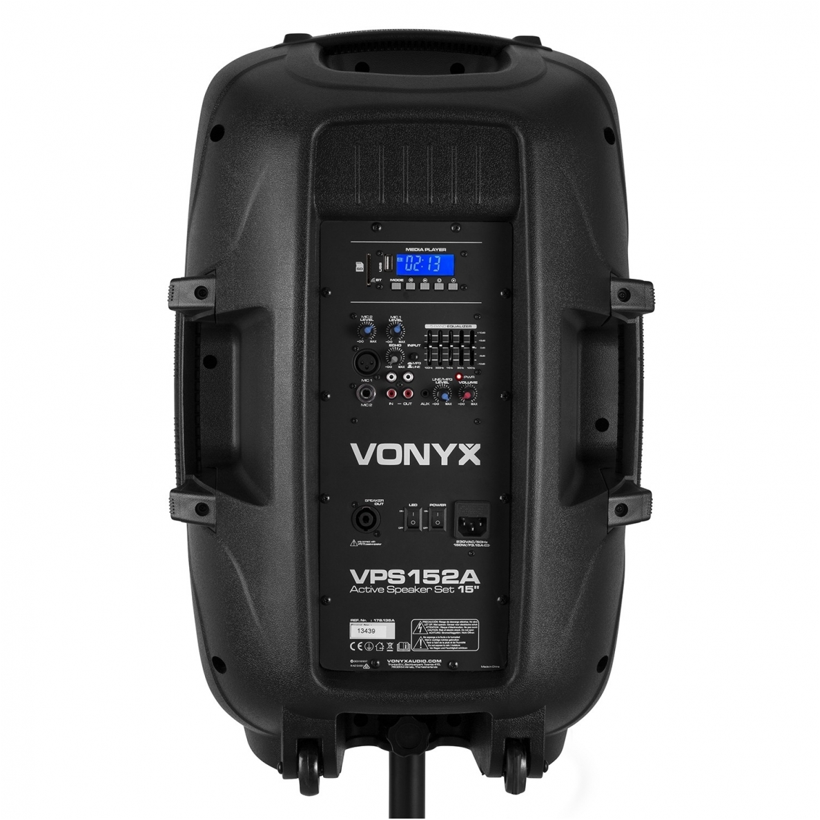 SPEAKER SET WITH STANDS 1000W - VONYX VPS152A 178.135 7 SPEAKER SET WITH STANDS 1000W - VONYX VPS152A 178.135 7