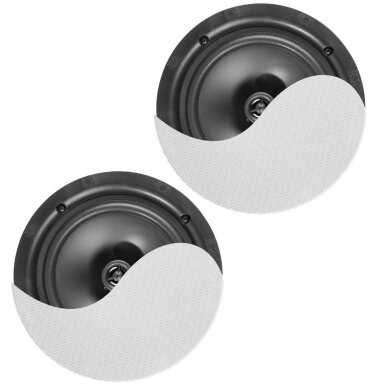 POWER DYNAMICS NCBT5 AMPLIFIED LOW PROFILE CEILING SPEAKER SET BT 5.25" 952.630