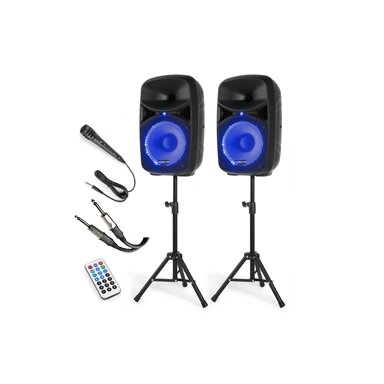 Garso kolonėlių komplektas su stovais - VONYX - VPS102A PLUG & PLAY 600W 178.128
