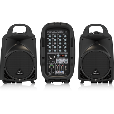 Behringer Europort PPA-500BT 500W 8" 6-Channel Portable PA System