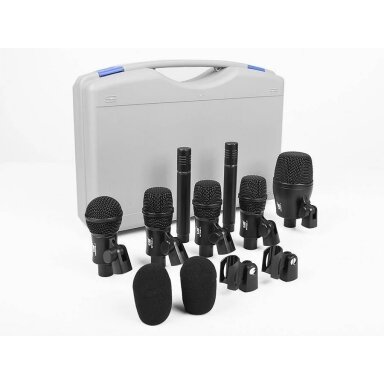 Gatt DKIT-7 Drum Microphone Set - 7 Microphones