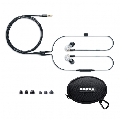 Garsą izoliuojančios ausinės - Shure SE215-CL-UNI-EFS 2 Garsą izoliuojančios ausinės - Shure SE215-CL-UNI-EFS 2